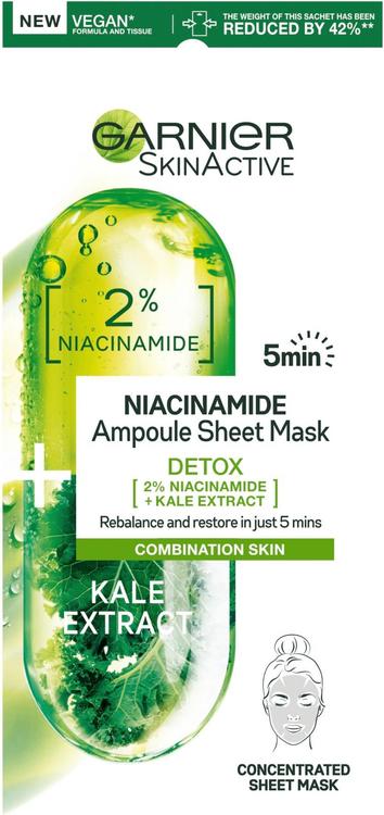 Garnier Skin Active Niasiiniamidi ampullikangasnaamio 15g