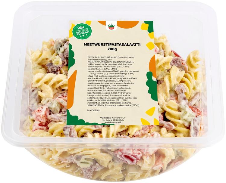 Kasvishovi Meetwursti-pastasalaatti 700g