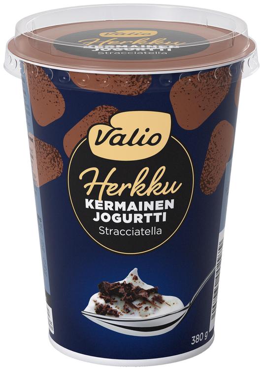 Valio Herkku kermainen jogurtti 380 g stracciatella laktoositon