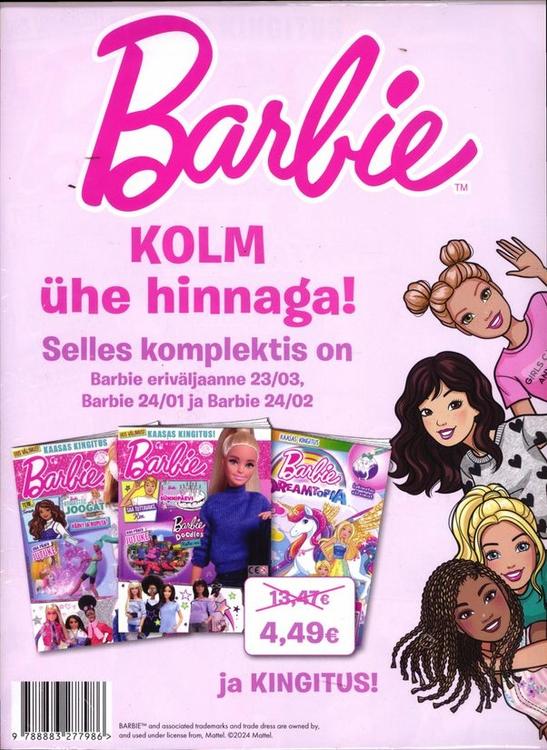 Barbie ajakirjade komplekt