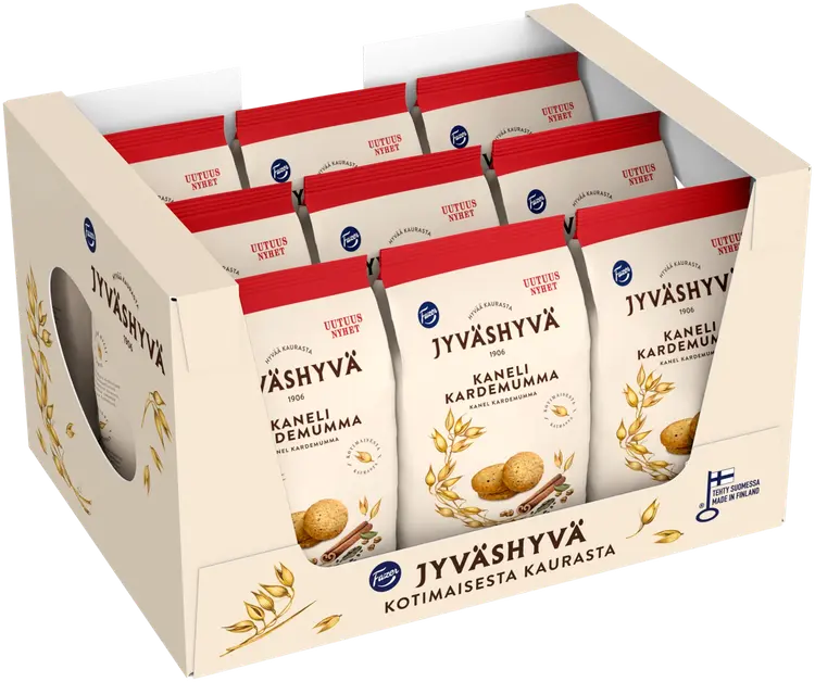 Fazer Jyväshyvä kaneli kardemumma keksi 320g