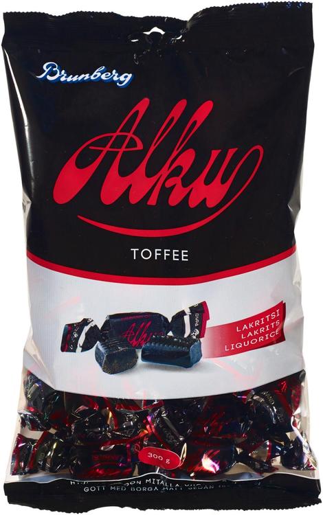 Brunberg Lakritsi Alkutoffee Lakritsitoffeekaramelli 300g