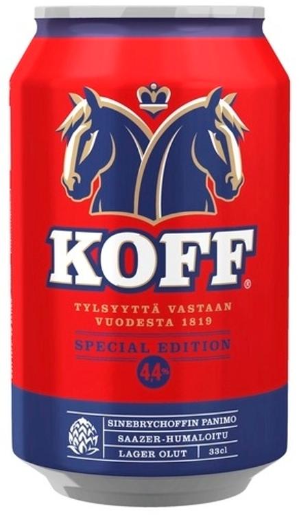KOFF Special Edition Lager olut 4,4 % tölkki 0,33 L