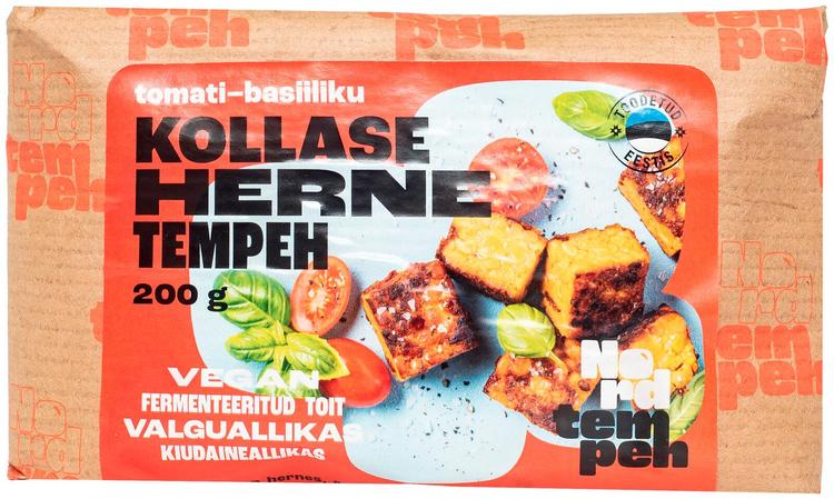 Herne tempeh tomati-basiiliku 200g