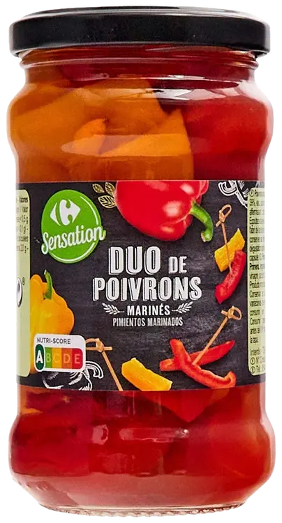 Carrefour Marinoidut paprikat 280/185 g