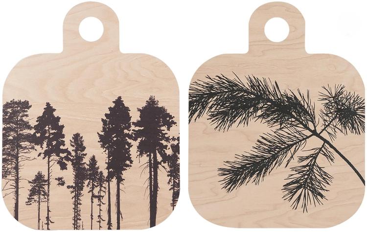 Nordic Chop & Serve -lauta Metsä/Havu 25x32cm