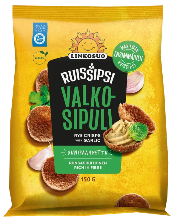 Linkosuo Ruissipsi valkosipuli 150g