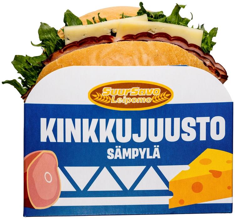 Kinkku-juustosämpylä