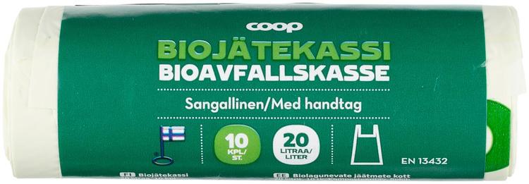 Coop  biojätekassi 20 l 10 kpl