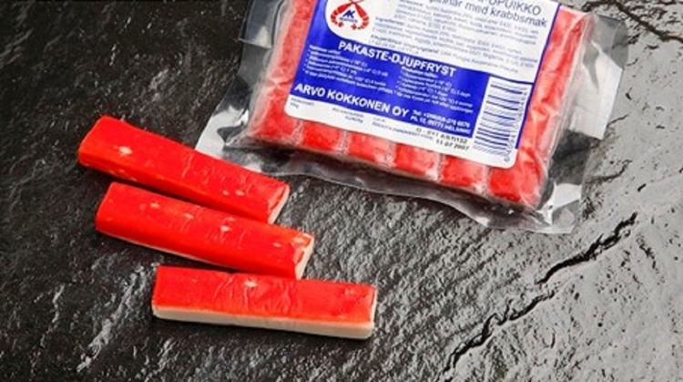 Surimi-puikko noin 20g/kpl 100g