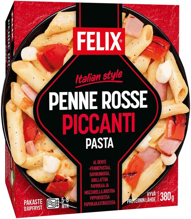 Felix Italian style penne rosse piccanti pasta pakasteateria 380g