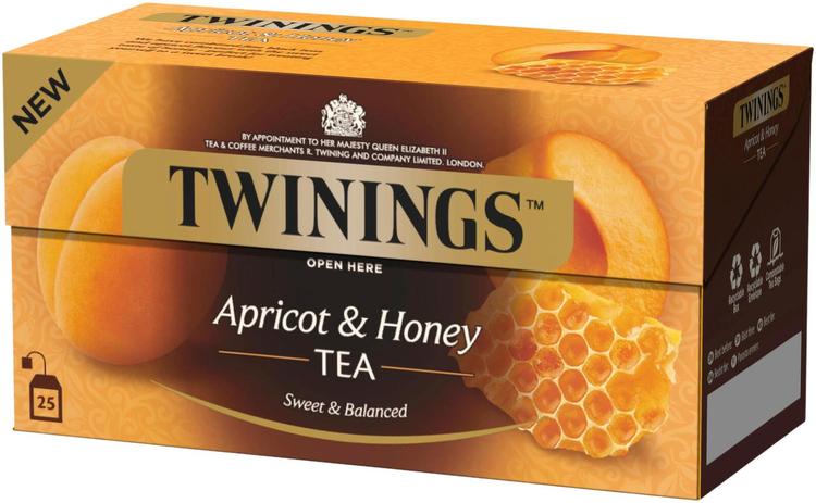 Twinings Apricot & Honey maustettu tee 25x2g