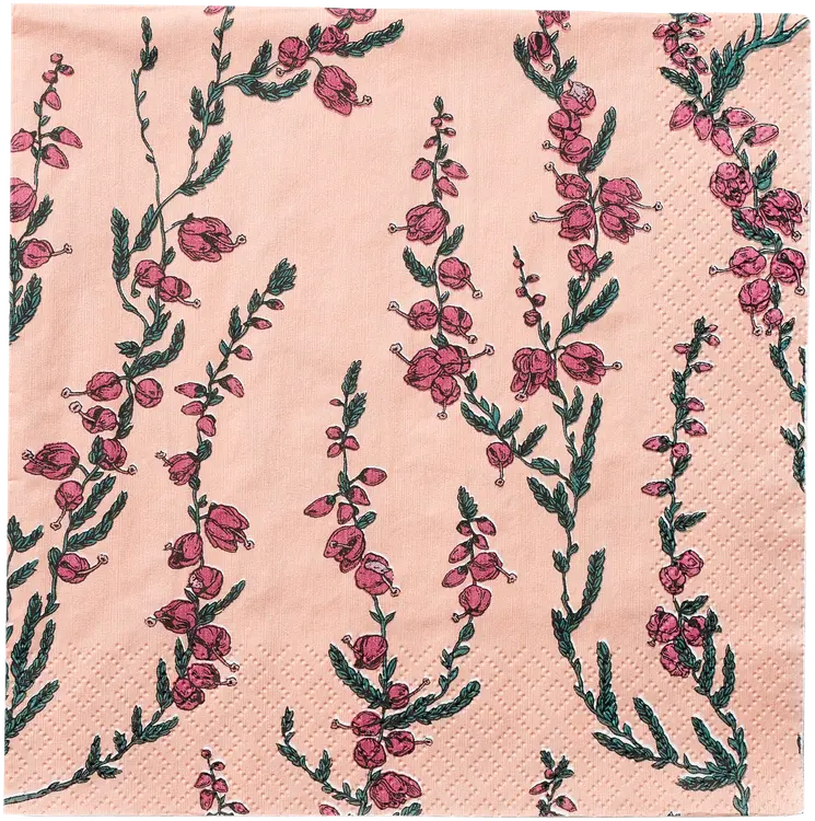 Havi Nuppu tissue lautasliina Kanerva ruska 24cm 20kpl