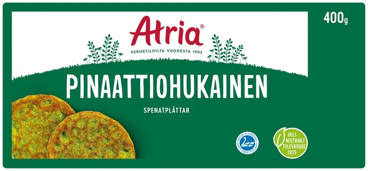 Atria Pinaattiohukainen 400g