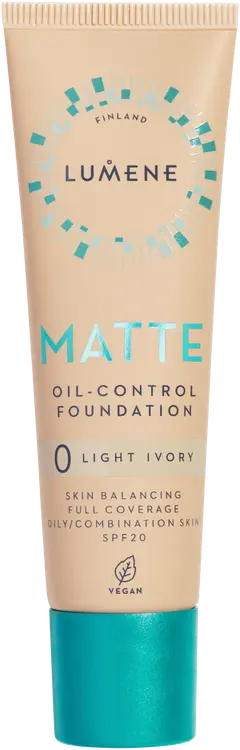 Lumene Matte Oil-control Mattameikkivoide SPF20 0 Light Ivory 30 ml