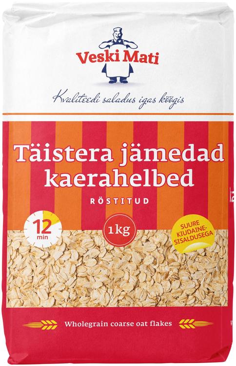 Veski mati täistera jämedad kaerahelbed 1 kg