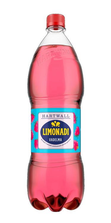 Hartwall Limonadi Vadelma virvoitusjuoma 1,5 l