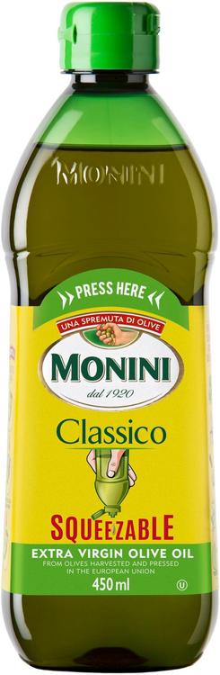 Monini Classico Squeezable ekstra-neitsytoliiviöljy 450 ml