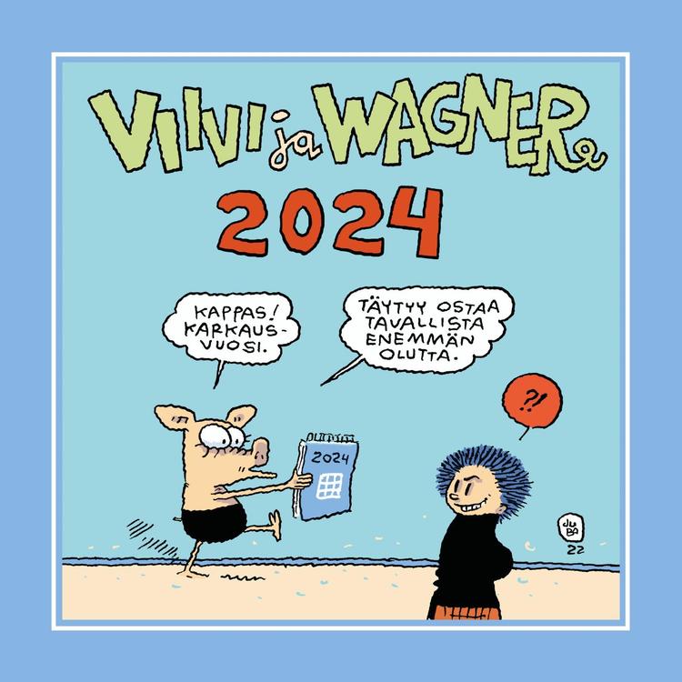Viivi ja Wagner seinäkalenteri 2024