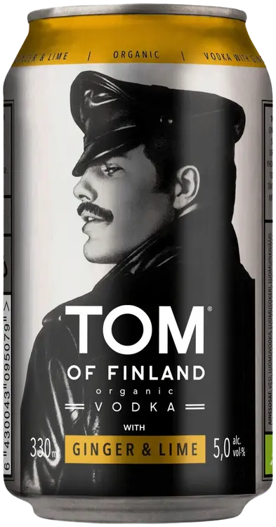 Tom Of Finland Organic Ginger & Lime 5,0% 0,33 L juomasekoitus