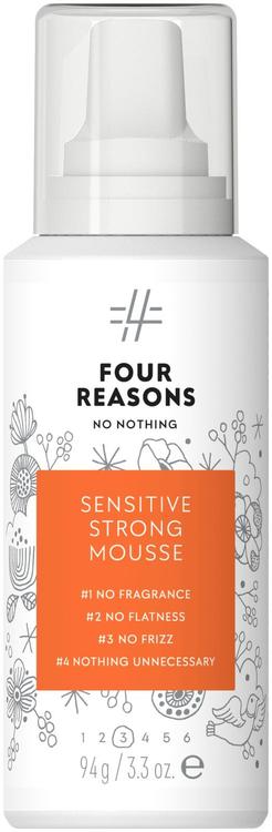 Four Reasons No Nothing Sensitive Strong Mousse muotovaahto 100 ml