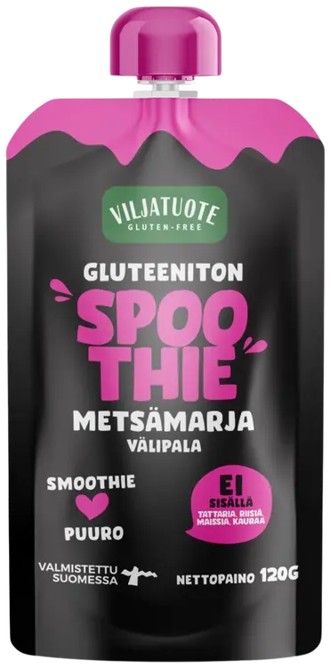 Gluteeniton Spoothie Metsämarjavälipala 120g