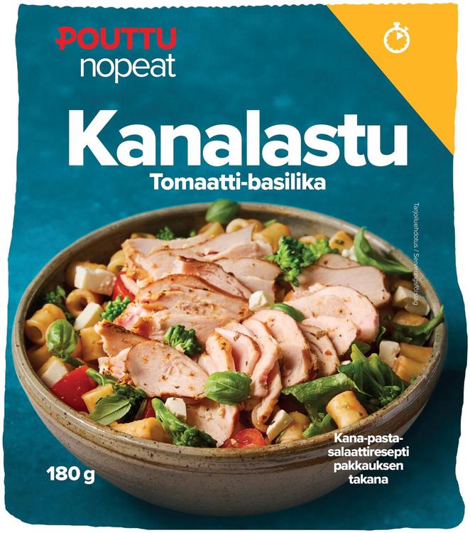 Pouttu Nopeat Kanalastu 180g Tomaatti-basilika