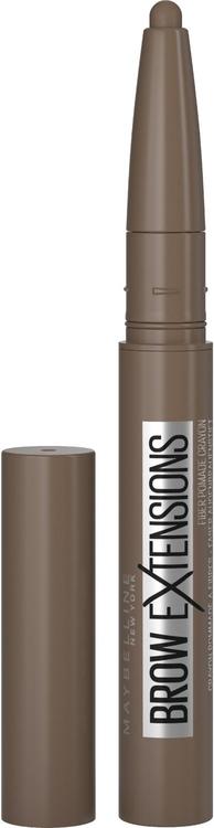 Maybelline New York Brow Extensions Fiber-Packed Pomade Crayon 04 Medium Brown -voidemainen kulmakynä 0,4 g