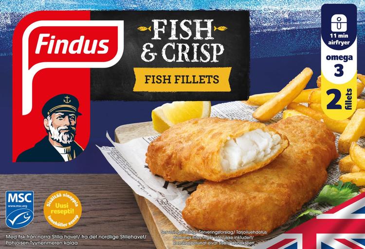 Findus Fish & Crisp kalafileet 200g