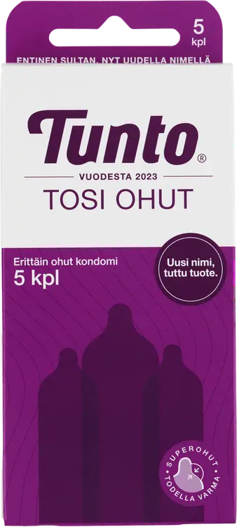 Tunto Tosi Ohut superohut kondomi 5kpl