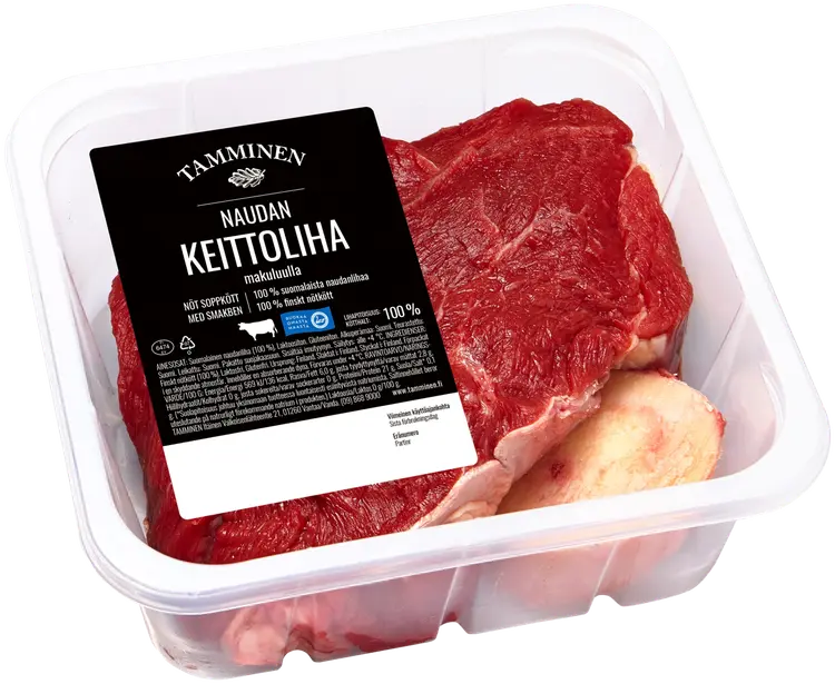 Tamminen naudan keittoliha makuluulla n700g