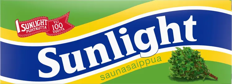 Sunlight Saunasaippua Palasaippua Yrttien tuoksuinen Tehokas 2 kpl