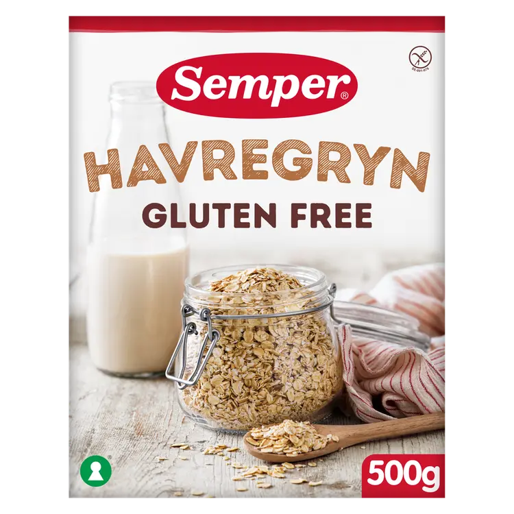 Semper Gluteeniton Kaurahiutale 500g