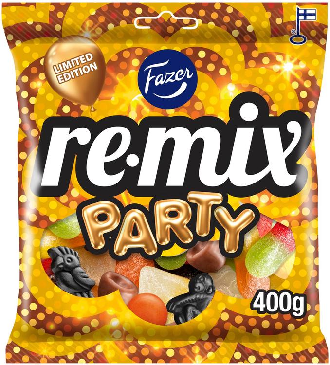 Fazer Remix Party mix karkkipussi 400g