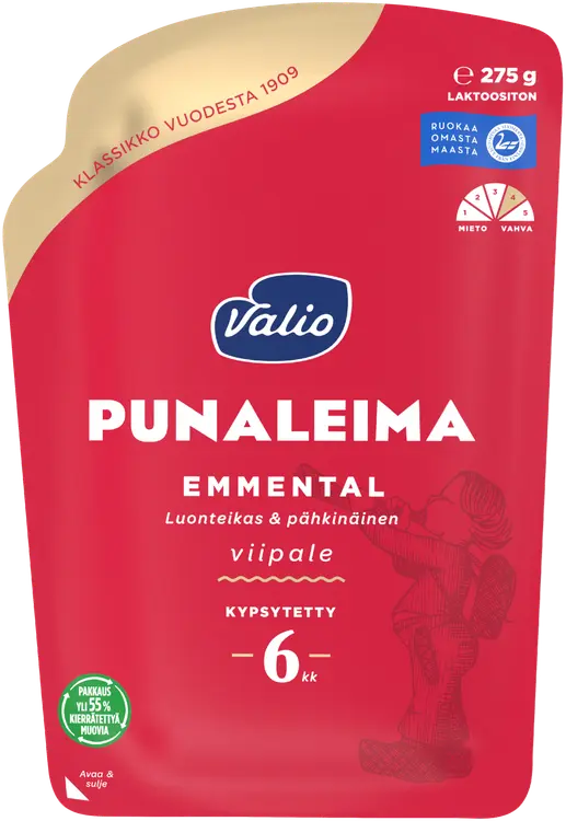 Valio Emmental punaleima e275 g viipale