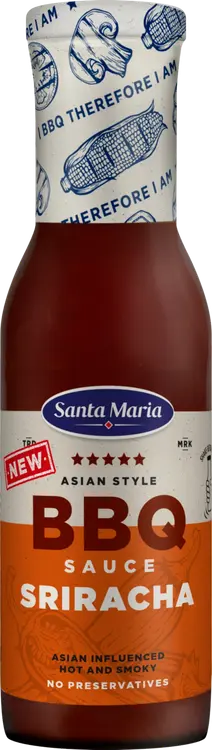 Santa Maria 350G BBQ Sauce   Sriracha BBQ-kastike