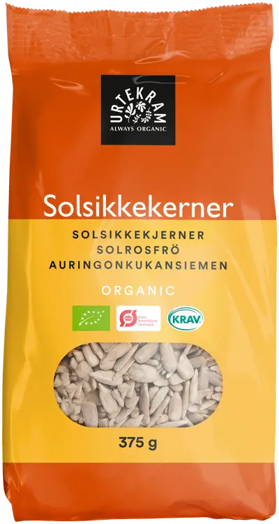 URTEKRAM  Luomu Auringonkukansiemeniä 375g