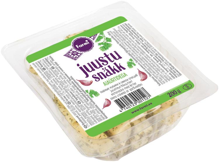 Ürdi snäkk juustukuubikud Farmi 200g