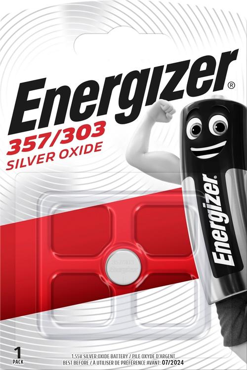 Energizer nappiparisto 357/303 hopeaoksidi 1,55V