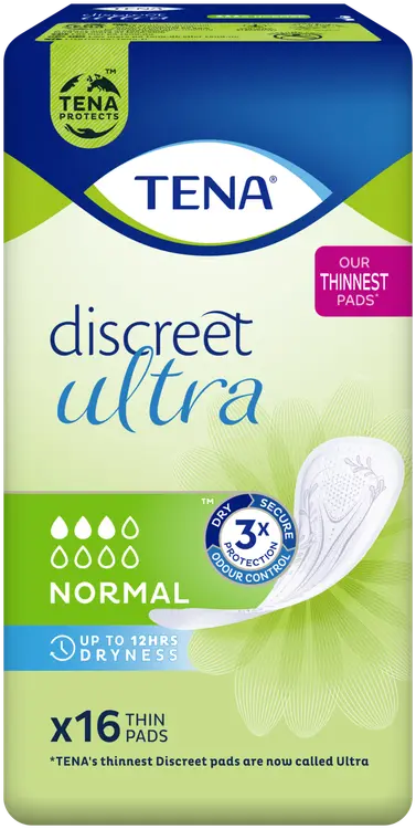 TENA Discreet Ultra side Normal 16 kpl