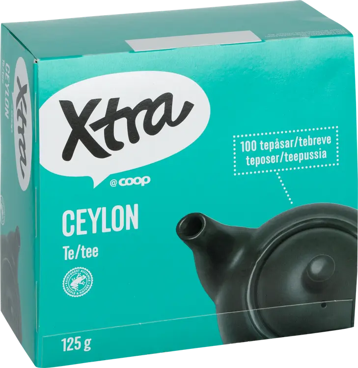 Xtra Ceylonin tee 100 x 1,25 g