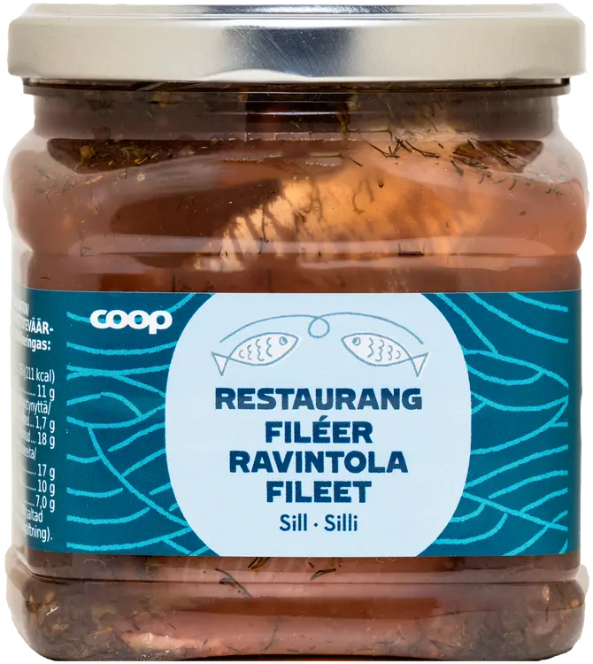 Coop silli ravintolafileet 500/285 g