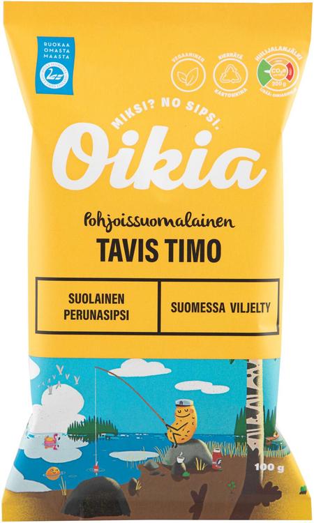 Oikia Tavis Timo suola perunalastut 100g