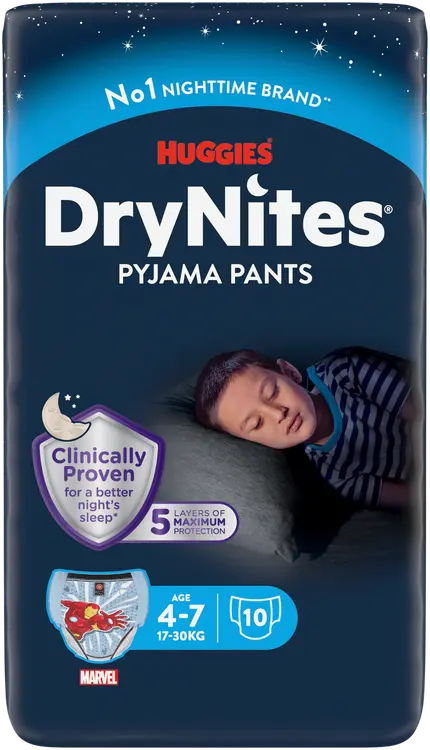 Huggies DryNites poika10kpl 4-7 vuotta