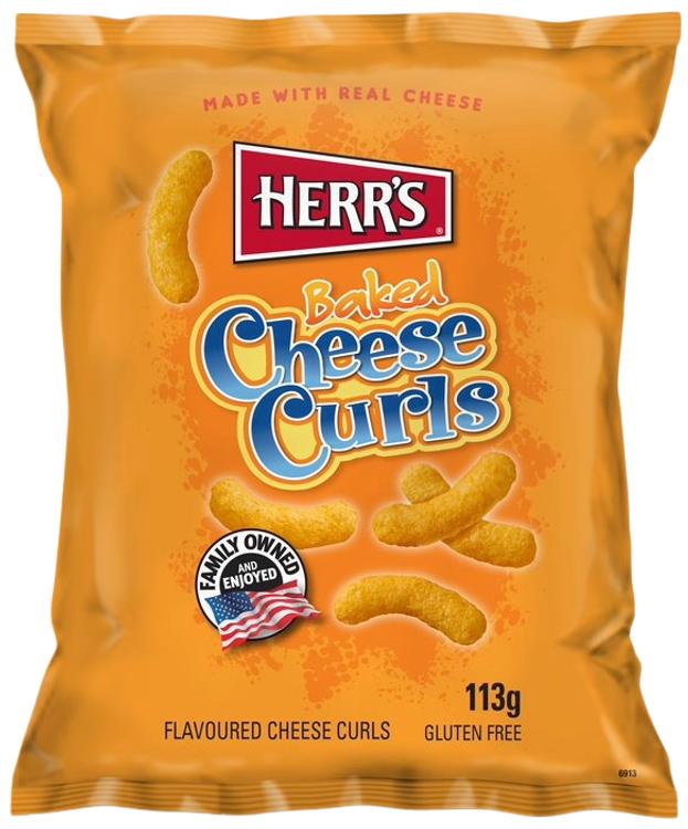Herr's Baked Cheese Curls 113 g
