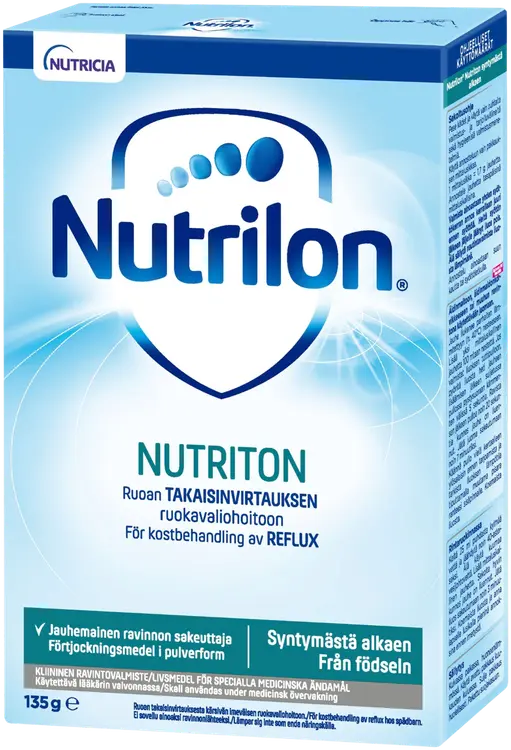 Nutrilon Nutriton, kliininen ravintovalmiste, jauhemainen ruoan sakeuttaja 135g, alk 0kk