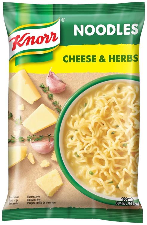 Knorr kiirnuudlid juustu- ja ürdimaitselised 61g