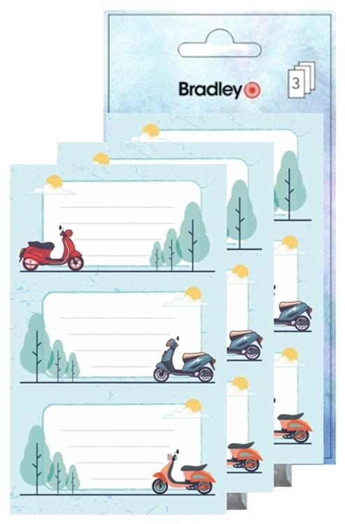 Bradley vihikuetikett 9 tk scooter