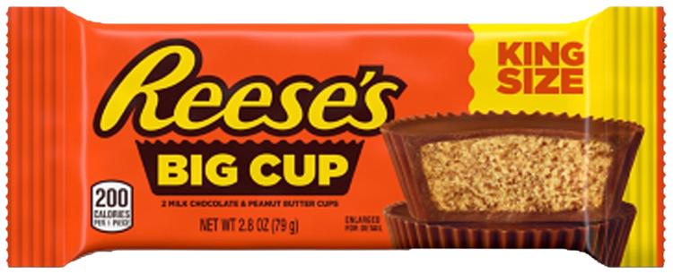 Reese's Peanut Butter Big Cup 79 g kaksi isoa maapähkinävoinappia