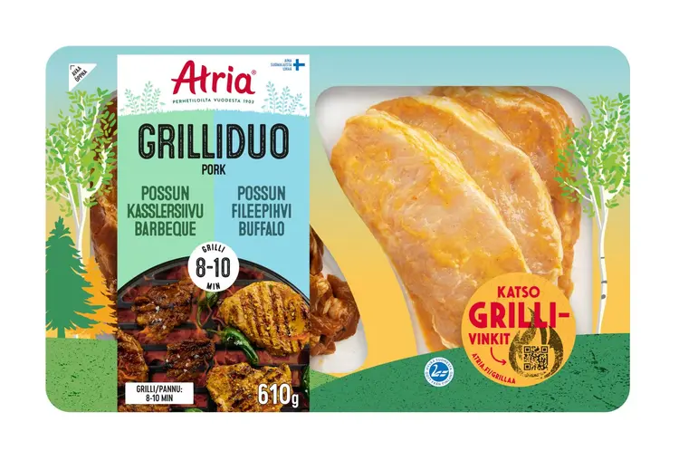 Atria Grilliduo Pork 610g